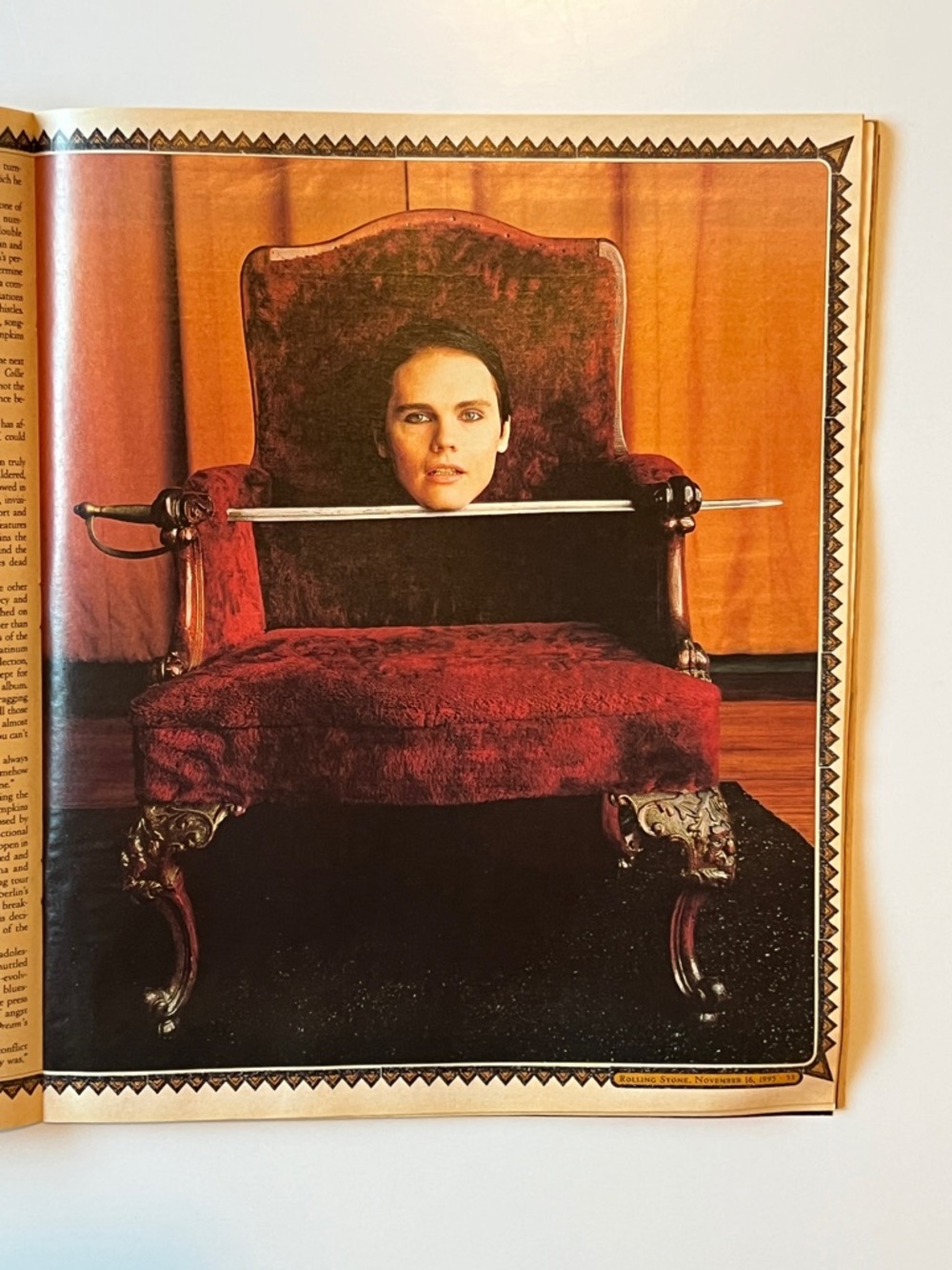 Rolling Stone Nov 16 1995 Smashing Pumpkins Billy Corgan Issue 721 Magazine - Picture 8 of 12